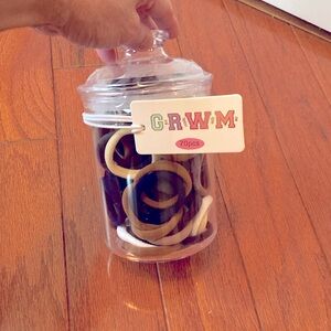 NWT GRWM 70 pieces earth tones hair ties